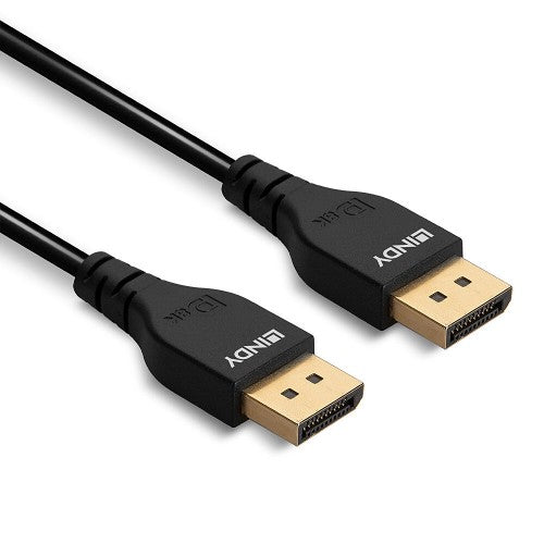 Lindy 2m Slim DisplayPort 1.4 Cable