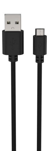Ansmann 1700-0129 USB cable 1 m USB A Micro-USB B Black