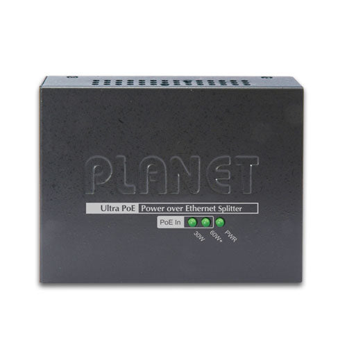PLANET POE-172S network splitter Power over Ethernet (PoE) Black