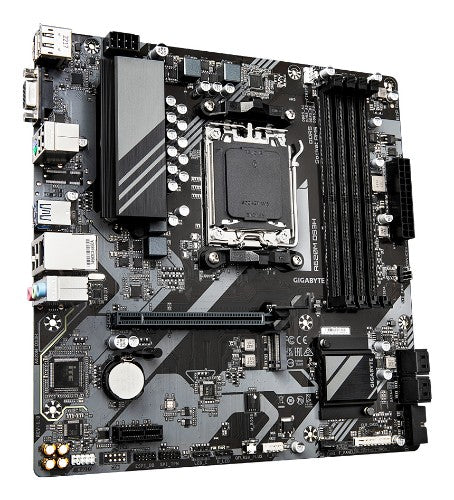 GIGABYTE A620M DS3H Motherboard - Supports AMD Ryzen 8000 CPUs, 5+2+2 Phases Digital VRM, up to 7600MHz DDR5 (OC), 1xPCIe 4.0 M.2, GbE LAN, USB 3.2 Gen 1