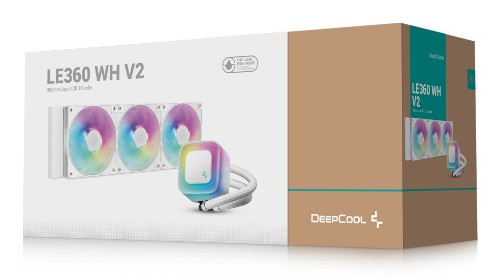 DeepCool LE360 WH V2 Processor All-in-one liquid cooler 12 cm White 1 pc(s)