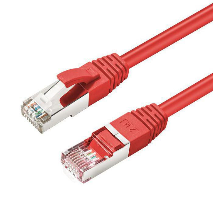 Microconnect SSTP60015R networking cable Red 0.15 m Cat6 S/FTP (S-STP)