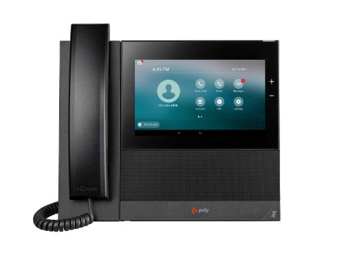 HP Poly CCX 600 Business Media Phone with Open SIP and PoE-enabled GSA/TAA