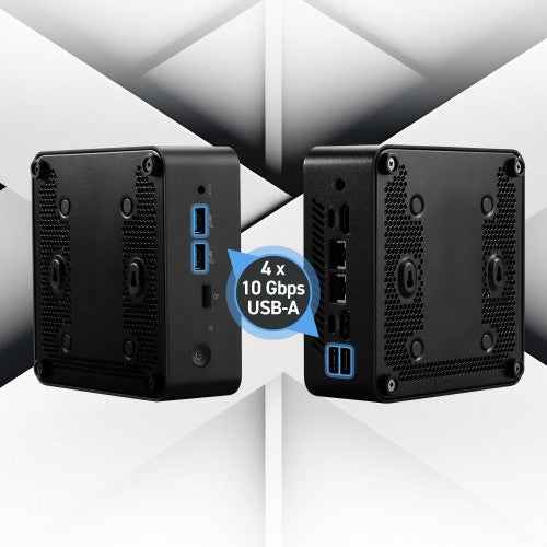 MSI Cubi NUC 1M Intel Core 3 100U Desktop PC, NUC, SFF, Mini Computer, HTPC, (8GB RAM, 512GB Storage, Windows 11 PRO), Intel Graphics/DDR5/Dual ThunderBolt 4/Dual HDMI/Dual LAN/WiFi 6E/BT 5.3/VESA