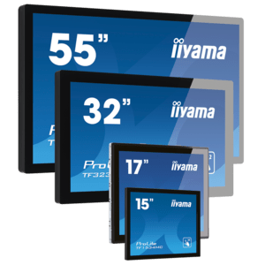 iiyama ProLite 10pt touch Open Frame monitor with IPS panel and touch through glass function