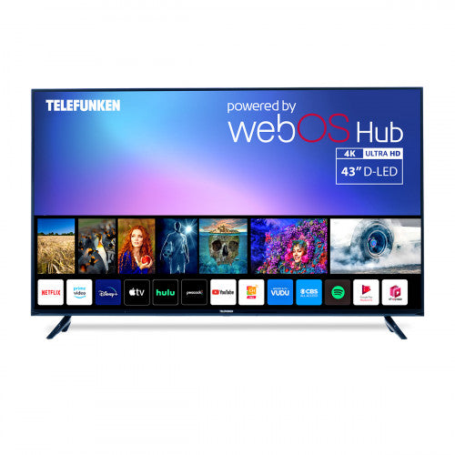 TELEFUNKEN 43" 4K DLED UHD WEBOS SMART TV | N18G-TF-TS4320