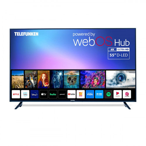 TELEFUNKEN 55" 4K DLED UHD WEBOS SMART TV | N18G-TF-TS5520