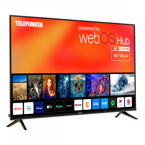 TELEFUNKEN 65" 4K DLED UHD WEBOS SMART TV | N18G-TF-TS6520