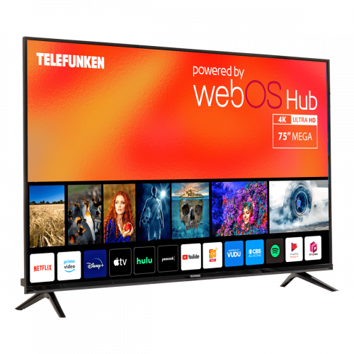 TELEFUNKEN 75" 4K DLED UHD WEBOS SMART TV | N18G-TF-TS7510