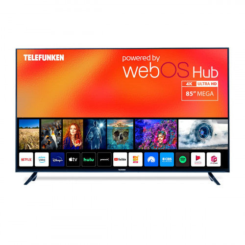 TELEFUNKEN 85" 4K  DLED UHD WEBOS SMART TV | N18G-TF-TS8510