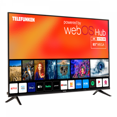 TELEFUNKEN 85" 4K  DLED UHD WEBOS SMART TV | N18G-TF-TS8510