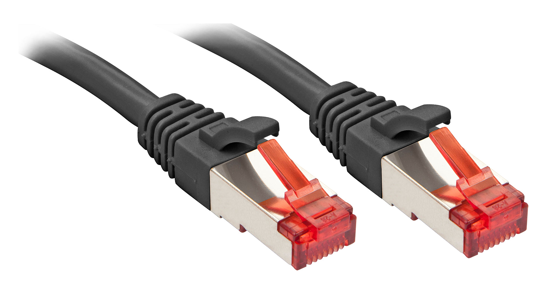 Lindy Rj45/Rj45 Cat6 1m networking cable Black S/FTP (S-STP)