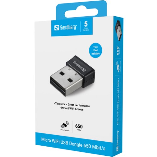 Sandberg Micro Wifi Dongle 650 Mbit/s