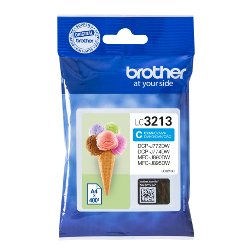 Brother LC-3213C Ink cartridge cyan, 400 pages ISO/IEC 19752 for Brother DCP-J 772
