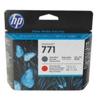 HP CE017A/771 Printhead black matt / red 775ml for HP DesignJet Z 6200/6800