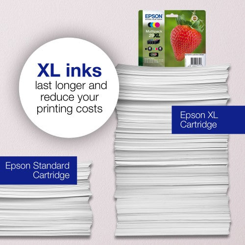 Epson C13T29824012/29 Ink cartridge cyan, 180 pages ISO/IEC 19752 3,2ml for Epson XP 235/335
