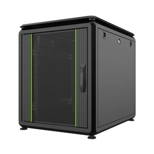 Lanview RDL12U68BL rack cabinet 12U Freestanding rack Black