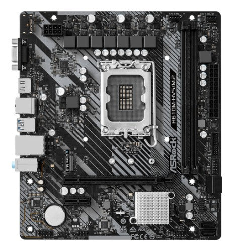 Asrock H610M-HVS/M.2 R2.0 Intel H610 LGA 1700 micro ATX