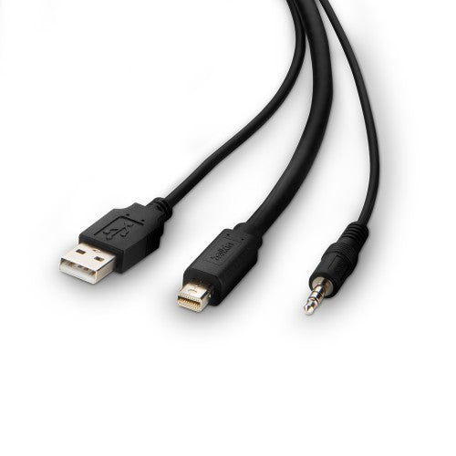 Belkin F1DN1CCBL-MP-10 KVM cable Black 3 m
