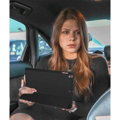 eSTUFF SEATTLE Pencil Case for iPad 10.2 - Black PU leather