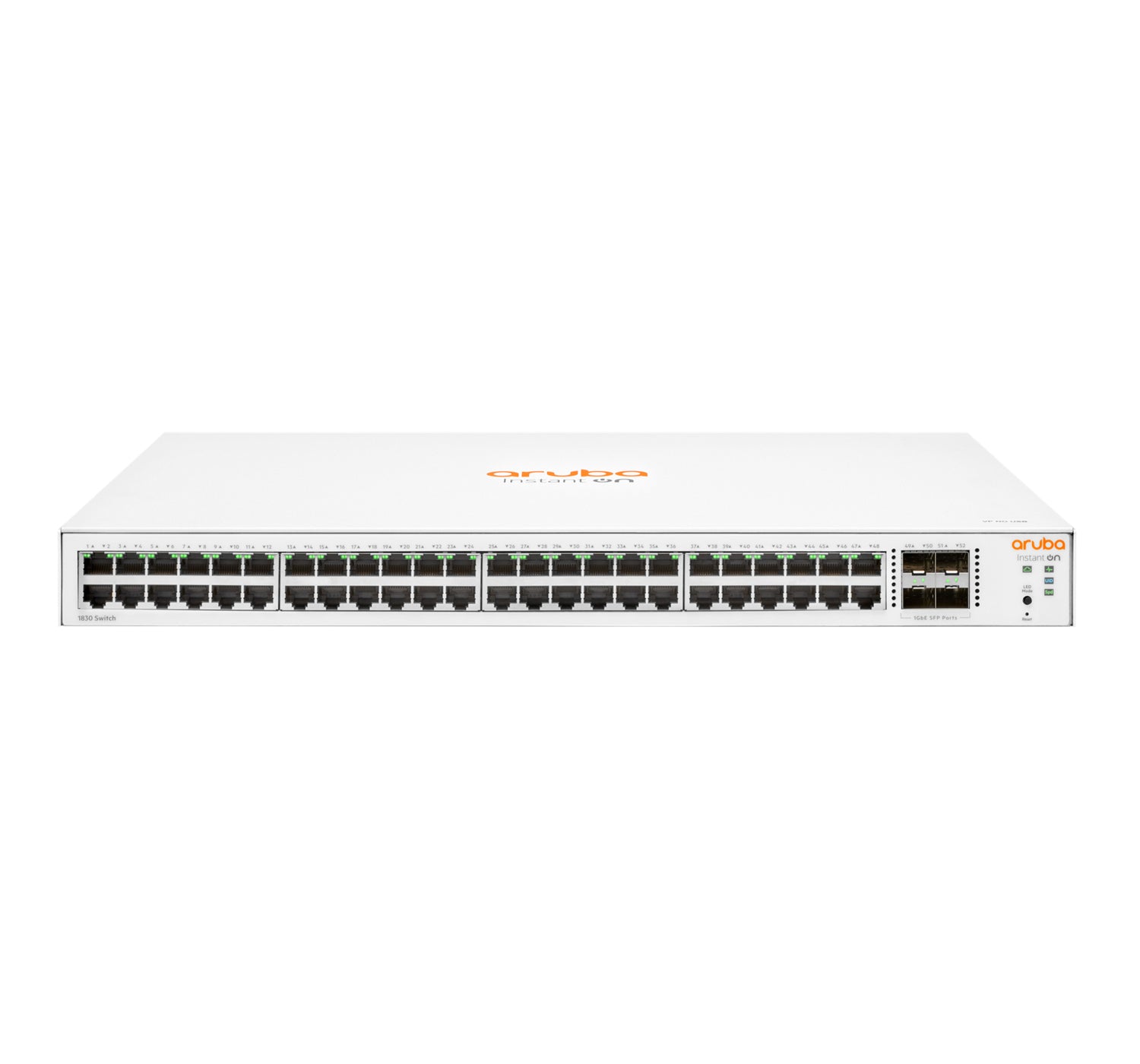 HPE Aruba Networking Aruba Instant On 1830 48G 4SFP Managed L2 Gigabit Ethernet (10/100/1000) 1U