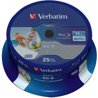 Verbatim 43811 blank Blu-Ray disc BD-R 25 GB 25 pc(s)