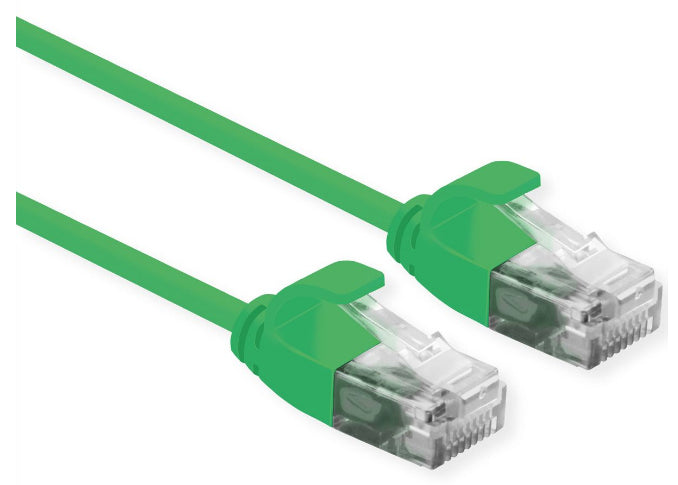 ROLINE 21.15.3936 networking cable Green 3 m Cat6a U/UTP (UTP)