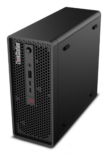 Lenovo ThinkStation P3 Ultra SFF Intel® Core™ i9 i9-14900K 32 GB DDR5-SDRAM 1 TB SSD NVIDIA T1000 Windows 11 Pro Mini Tower Workstation Black
