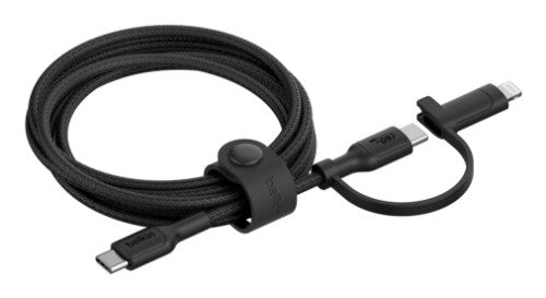 Belkin BoostCharge Pro USB cable USB 2.0 1.5 m USB C USB C/Lightning Black