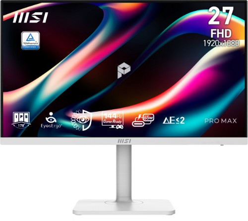 MSI Pro MAX 271PHW E14 computer monitor 68.6 cm (27") 1920 x 1080 pixels Full HD White