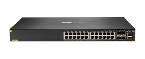 HPE Aruba Networking CX 6200F 24G Class-4 PoE 4SFP+ 370W Switch