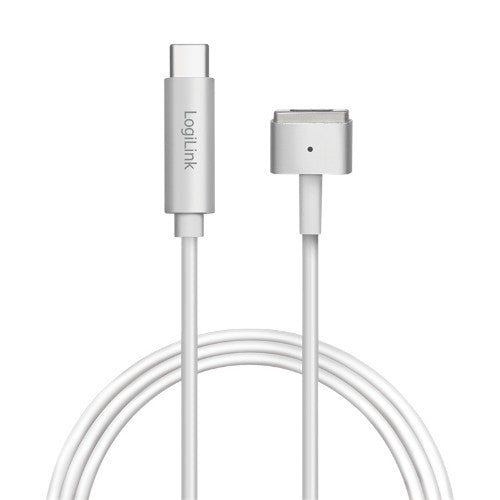 LogiLink USB-C to Apple MagSafe 2 charging cable, silver