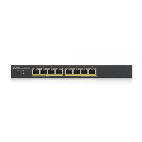Zyxel GS1900-8HP v3 PoE Managed L2 Gigabit Ethernet (10/100/1000) Power over Ethernet (PoE) Black