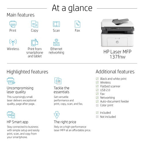 HP Laser MFP 137fnw