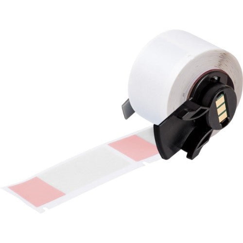 Brady M6-21-427-RD printer label Transparent, White Self-adhesive printer label