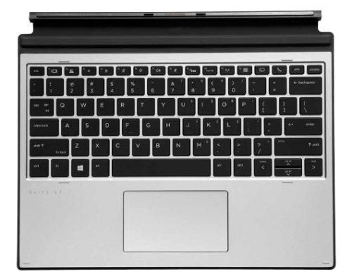HP L67436-051 mobile device keyboard AZERTY French Pogo Pin Silver