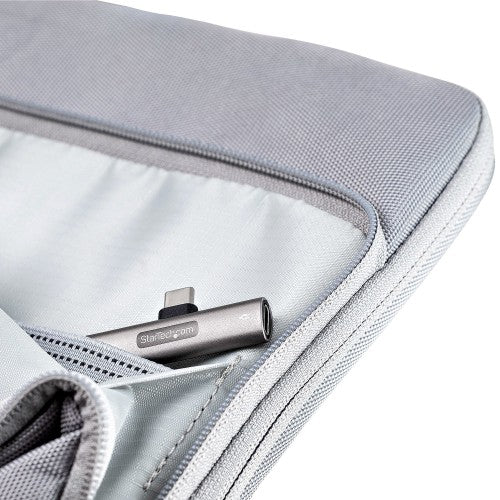 StarTech.com USB C Audio & Charge Adapter - USB-C Audio Adapter w/ USB-C Audio Headphone/Headset Port and 60W USB Type-C Power Delivery Pass-through Charger - For USB-C Phone/Tablet/Laptop