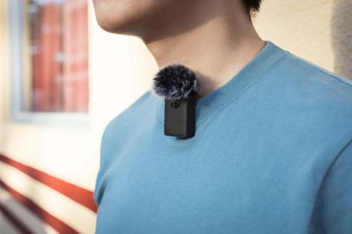 DJI Wireless Microphone Transmitter Black Contact microphone