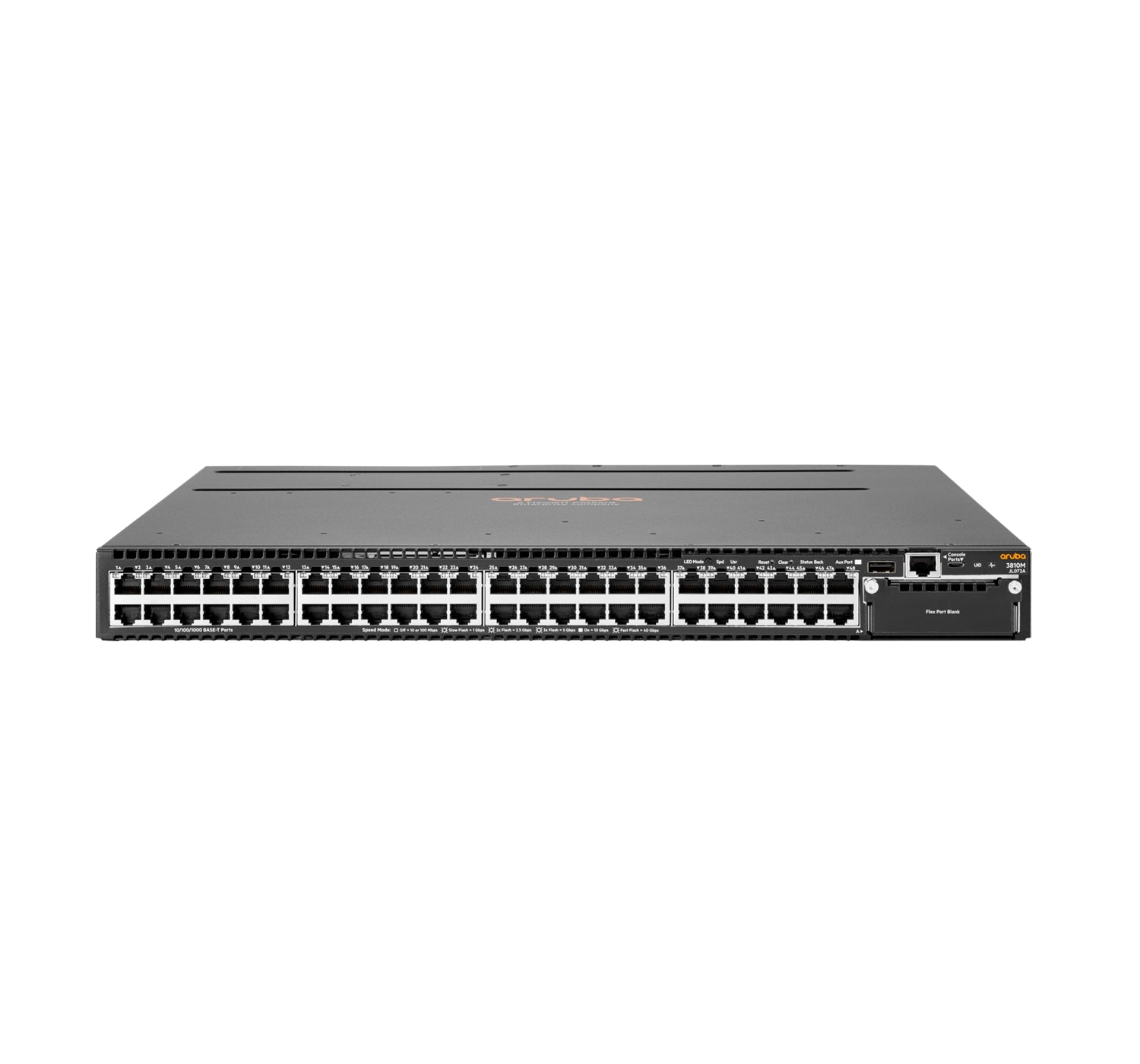 HPE Aruba Networking Aruba 3810M 48G 1-slot Managed L3 Gigabit Ethernet (10/100/1000) 1U Black