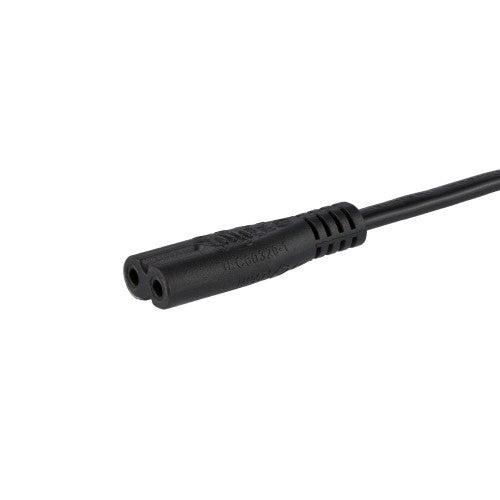 StarTech.com 6ft (2m) UK Laptop Power Cable, BS 1363 to C7, 2.5A 250V, 18AWG, Black, UK Laptop Replacement Cord, Printer Power Cable, AC Laptop Charger Cord, Laptop Power Brick Cord