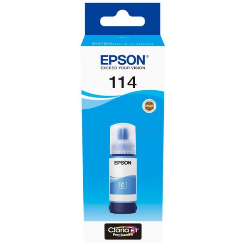 Epson C13T07B240/114 Ink bottle cyan, 6.7K pages 2300 Photos 70ml for Epson ET-8500