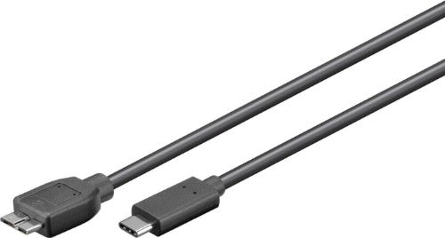 Microconnect USB3.1CAMIB3.01 USB cable USB 3.2 Gen 1 (3.1 Gen 1) 1 m USB C Micro-USB B Black