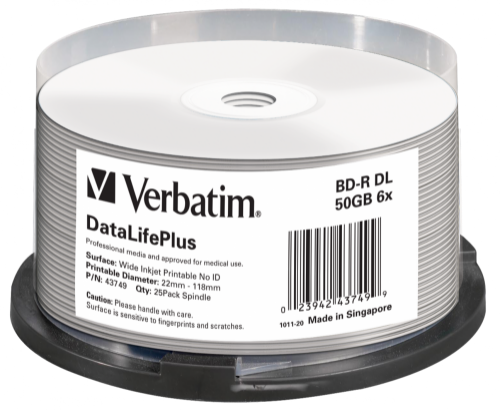 Verbatim DataLifePlus BD-R 50 GB 25 pc(s)