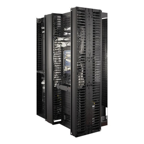 APC Valueline, Vertical Cable Manager for 2 & 4 Post Racks, 84"H X 12"W, Double-Sided with Doors