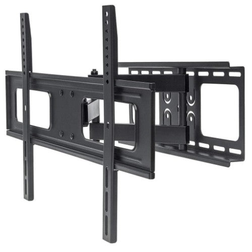 Manhattan Wall Mount for TV & Monitors (Full Motion), For screens 37" to 65", VESA compatability: all between 200x200mm and 600x400mm - check the dimensions of the four mounting holes on back of screen to ensure it fits, Max 50kg, Black, Bracket, Lifetime