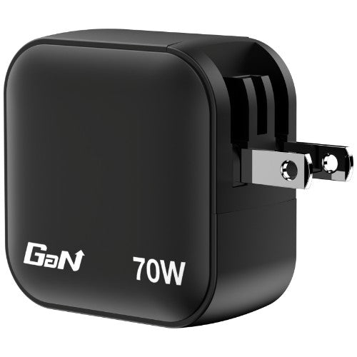 Verbatim Mini GaN Charger 70W 3 Port US plug with EU and UK adaptors