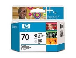 HP C9407A/70 Printhead foto black + gray bright 130ml for HP DesignJet Z 2100/3100/3200/5400/PhotoSmart B 9180