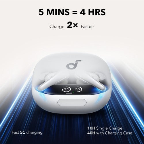 Soundcore Liberty 4 Pro Headset True Wireless Stereo (TWS) In-ear Calls/Music/Sport/Everyday Bluetooth White