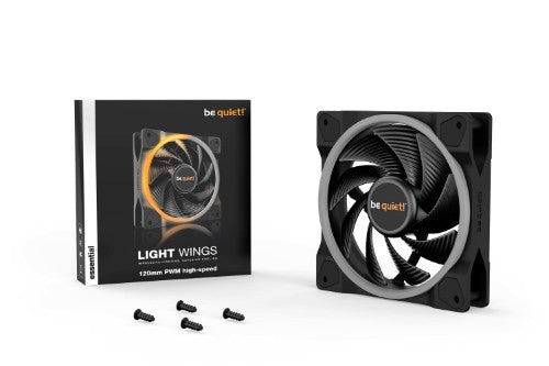 be quiet! Light Wings 120mm ARGB PWM High Speed Fan Black