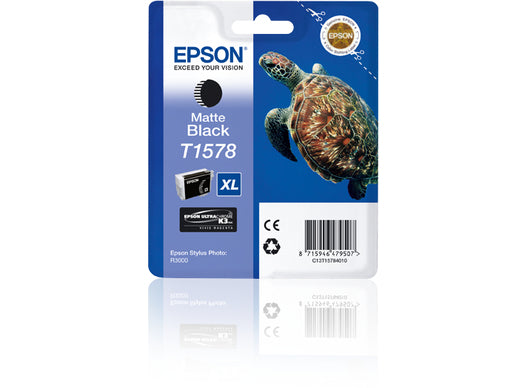 Epson C13T15784N10/T1578 Ink cartridge black matt 25.9ml for Epson Stylus Photo R 3000